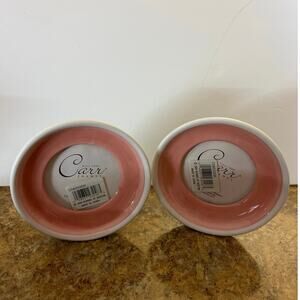 Vintage Carr Burnes of Boston Round Photo Frames Set of 2